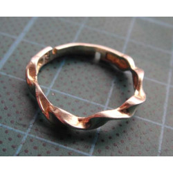 Wavy Band Silver Ring_1408