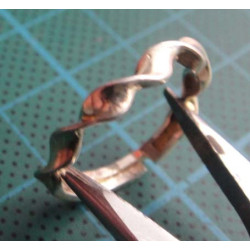 Wavy Band Silver Ring_1408