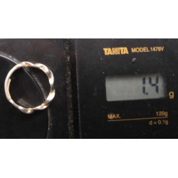 Wavy Band Silver Ring_1408