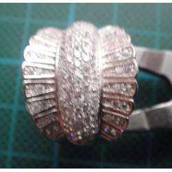Zircon Dome Silver Ring_1409