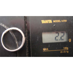 Pear Cut Zircon Half Eternity Silver Ring_1410