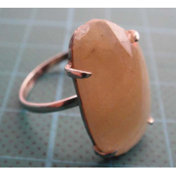 Citrine Stone Silver Ring_1416