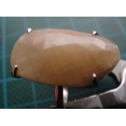 Citrine Stone Silver Ring_1416