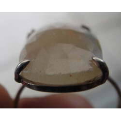 Citrine Stone Silver Ring_1416