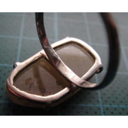 Citrine Stone Silver Ring_1416