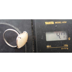 Sitrin Taşlı Gümüş Yüzük_1416