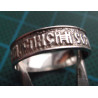 Russian Prayer Engraved Silver Ring1422