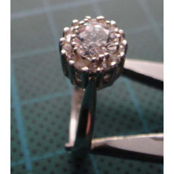 Zircon Solitaire Silver Ring_1423