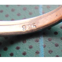 Green Stone Marcasite Hurrem Silver Ring_1424