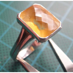 Quartz Stone Silver Ring_1427