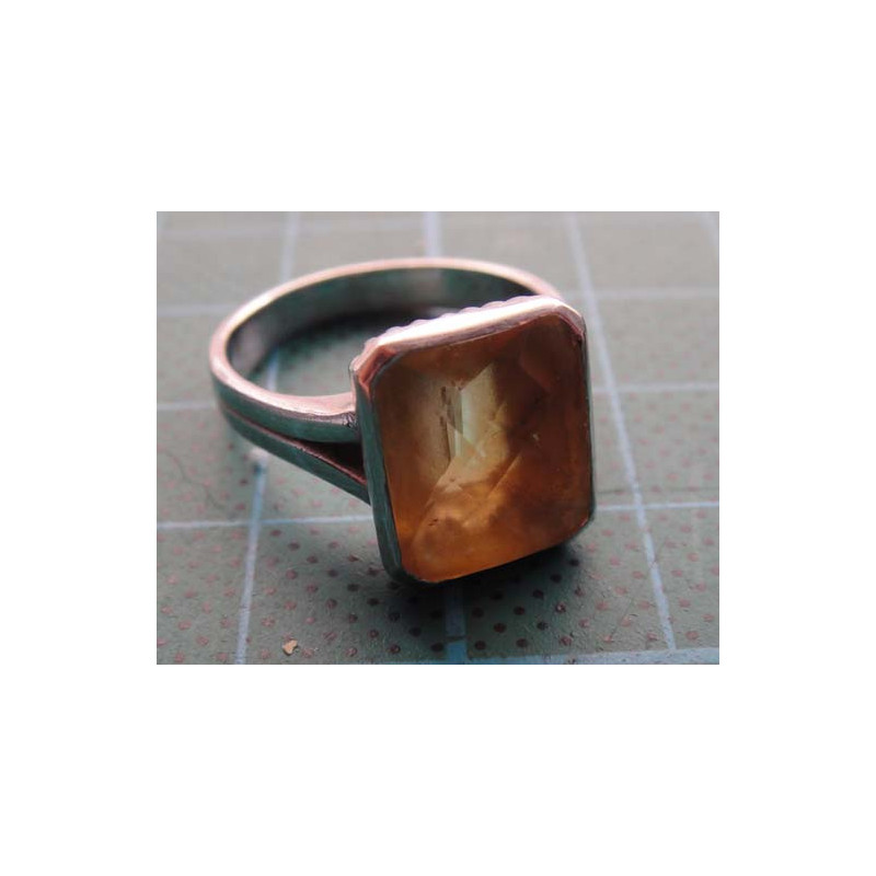 Quartz Stone Silver Ring_1427