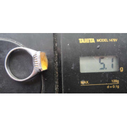 Quartz Stone Silver Ring_1427