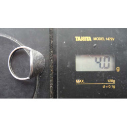 Ancient Script Phaistos Disc Silver Ring_1428