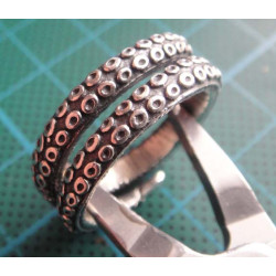 Octopus Tentacle Silver Ring_1430