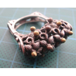 Floral Crown Form Silver Ring_1436