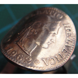 1962 Yılı Helvetya (Helvetia) Gümüş Yüzük_1462