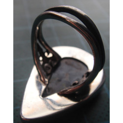 Doğal Taşlı Gümüş Yüzük_1509