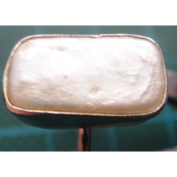 Sedef Taşlı Gümüş Yüzük_1522