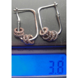 Zirkon Taşlı Gümüş Küpe_485