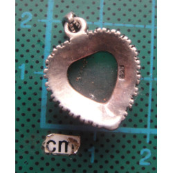 Markazit Taşlı Gümüş  Kolye Ucu_1936