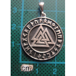 Valknut Gümüş Kolye Ucu_1956