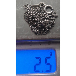 Markalı Gümüş İnce Zincir_579