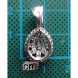 Zirkon Taşlı Gümüş Kolye Ucu_1969