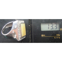 Sedefli Gümüş Yüzük_1586