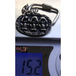 Maymunlu Gümüş Anahtarlık_14