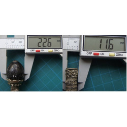 Osmanlı Dönemi Güverse İşçilikli Gümüş Ağızlık_33