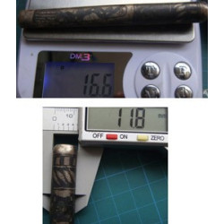 Osmanlı Dönemi Savatlı Gümüş Sigara Ağızlığı_31