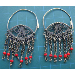 Telkari İşçilikli Antika Küpe_61