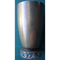 916 Damgalı Rus Mineli Gümüş Küçük Bardak_380