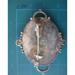 Sedef Gümüş Broş_150