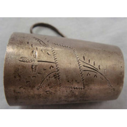 El kazıma işçilikli Rus Gümüş Fincan_95