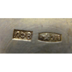 875 Damgalı Rus Mineli Gümüş Vodka Bardağı_108