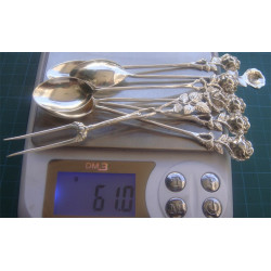 6 adet çay kaşığı ve limon çatalı seti_38