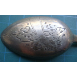 El İşçilikli Gümüş Rus Gümüş Tatlı Kaşığı_04