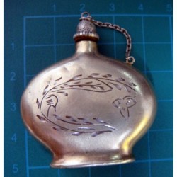 Russian Gilded Silver 875 parfumme bottle