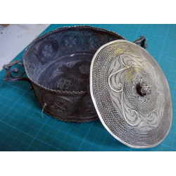 Hand Made Filigree Silver Box_11