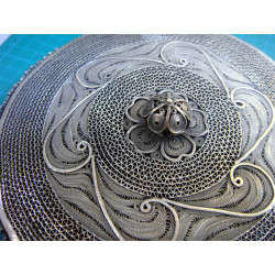 Hand Made Filigree Silver Box_11