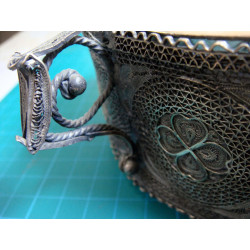 Hand Made Filigree Silver Box_11