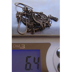 Telkari İşçilikli Gümüş Küpe_66