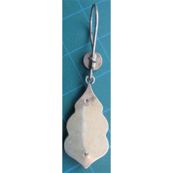 Oltu Taşlı  Gümüş Küpe_67