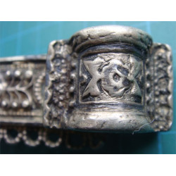 Russian 84 Marked Silver Niello Belt_56