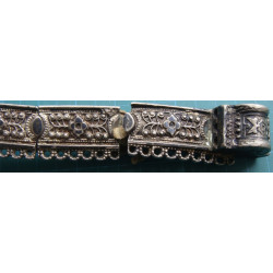 Russian 84 Marked Silver Niello Belt_56