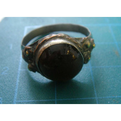 Old Amber Stone Ring_22